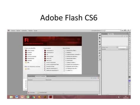 adobe flash cs6 descargar